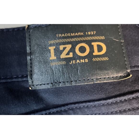 Izod Men’s Navy Jeans Regular‎ Comfort Fit 40x29 - Picture 4 of 6